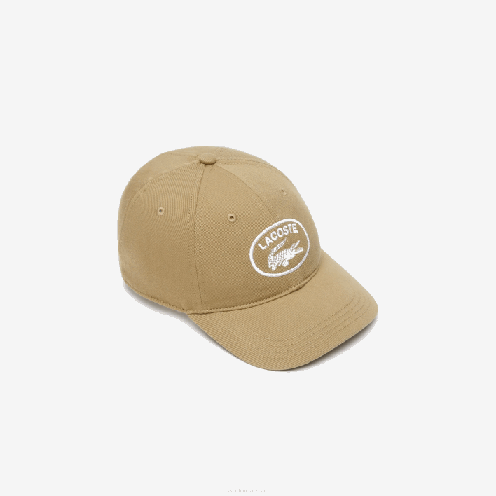Lacoste Contrast Eyelets Adjustable Cap 646T2167 Beige CB8 Kids