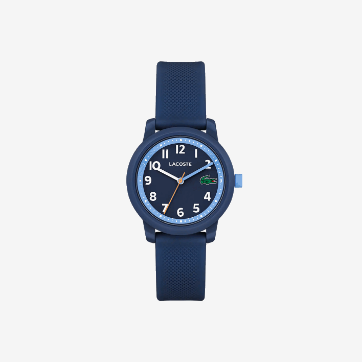 Lacoste 12.12 3 Hands Silicone Strap Watch 646T3300 Blue 000 Kids