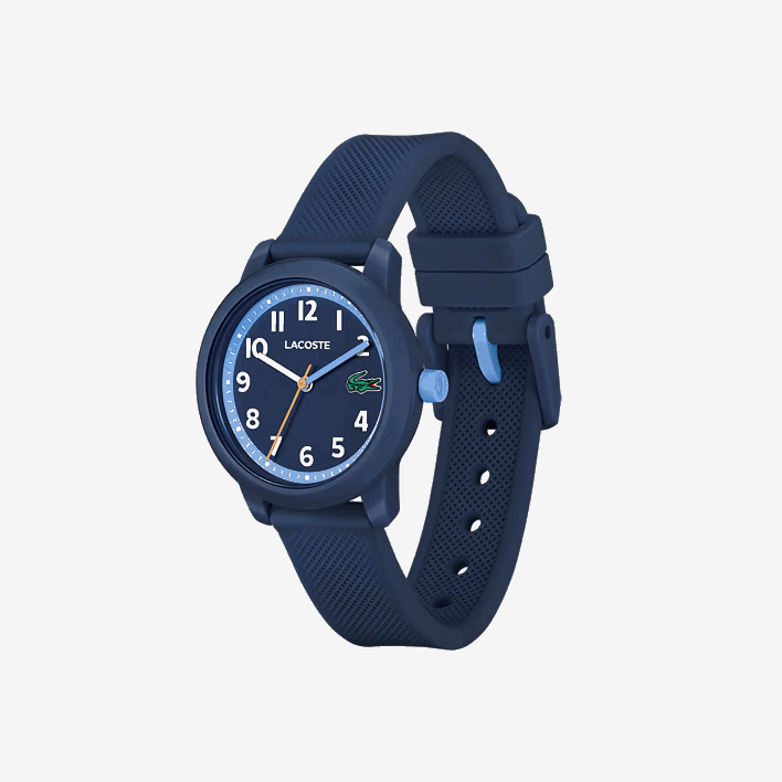 Lacoste 12.12 3 Hands Silicone Strap Watch 646T3300 Blue 000 Kids