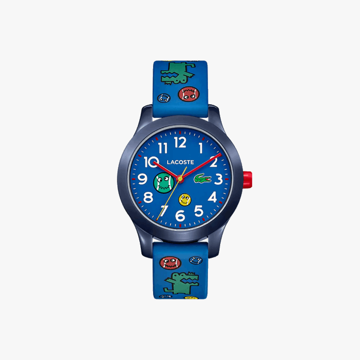 Lacoste 12.12 3 Hands Watch With Blue Silicone Strap 646T3111 Blue 000 Kids
