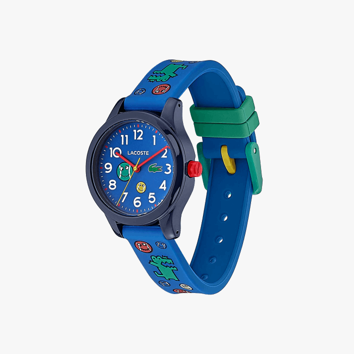 Lacoste 12.12 3 Hands Watch With Blue Silicone Strap 646T3111 Blue 000 Kids