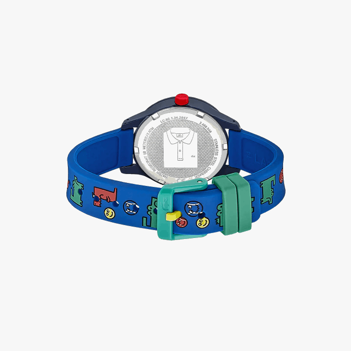 Lacoste 12.12 3 Hands Watch With Blue Silicone Strap 646T3111 Blue 000 Kids
