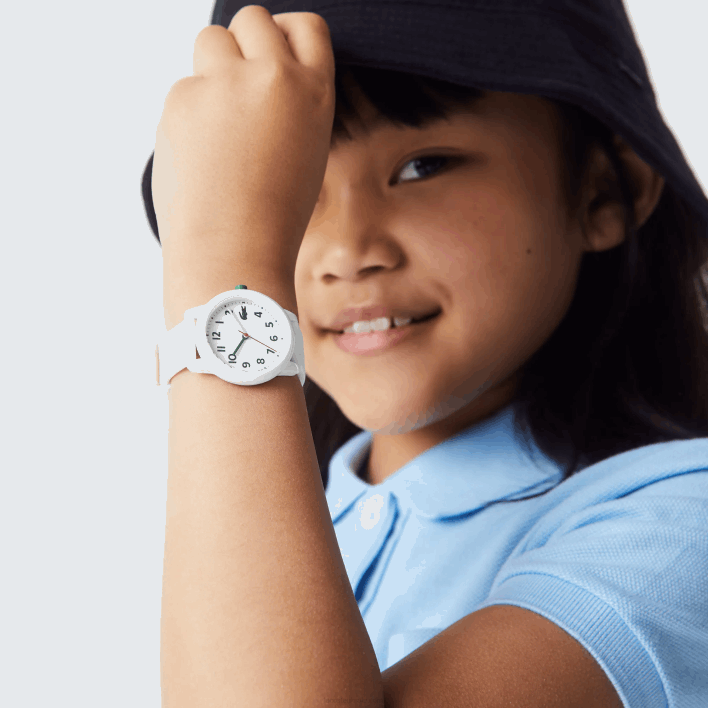 Lacoste 12.12 White Silicone Strap Watch 646T3299 White 000 Kids