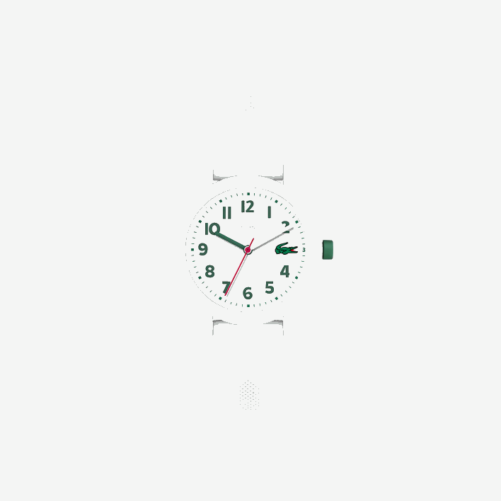 Lacoste 12.12 White Silicone Strap Watch 646T3299 White 000 Kids