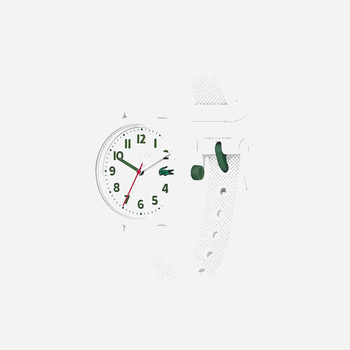 Lacoste 12.12 White Silicone Strap Watch 646T3299 White 000 Kids