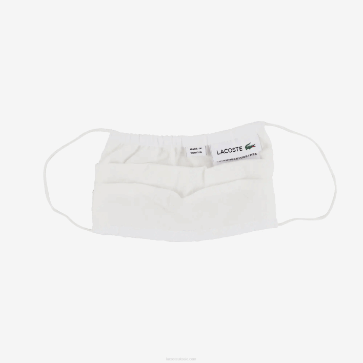 Lacoste Pack of 3 Face Protection Masks in Cotton 646T3280 Navy Blue Red White DB3 Kids