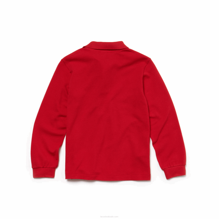 Lacoste Regular Fit Petit Pique Polo 646T2952 Red 240 Kids