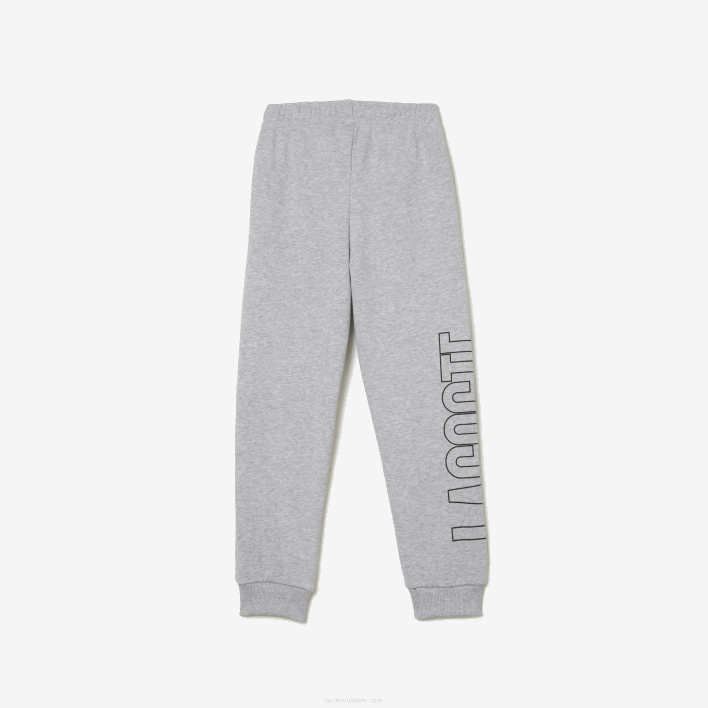 Lacoste Branded Trackpants 646T3188 Grey Chine CCA Kids