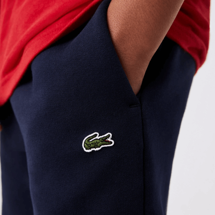 Lacoste Branded Trackpants 646T3215 Navy Blue White Red LAW Kids