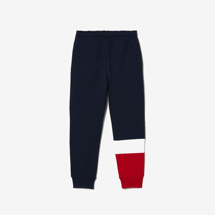 Lacoste Branded Trackpants 646T3215 Navy Blue White Red LAW Kids