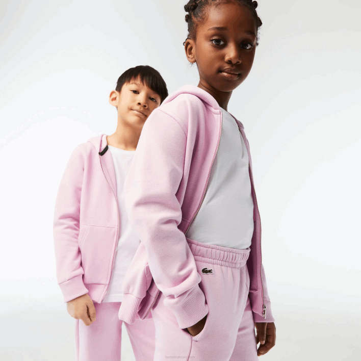 Lacoste Colorblock Trackpants 646T3212 Pink Z4H Kids