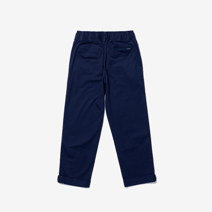 Lacoste Comfortable Lightweight Cotton Pants 646T3296 Navy Blue 166 Boys