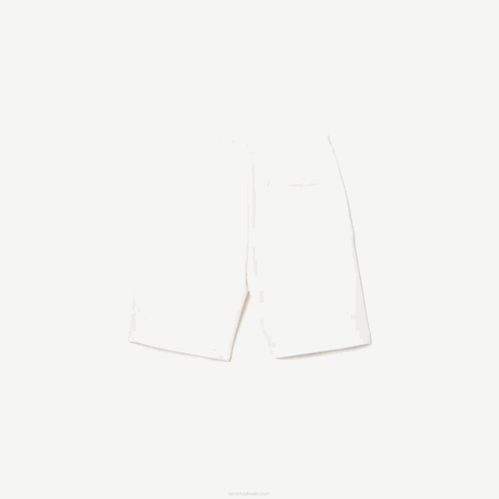 Lacoste Contrast Print Branded Shorts 646T3072 White 70V Boys