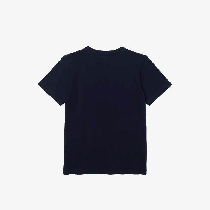 Lacoste Crew Neck Cotton Jersey T-Shirt 646T2998 Navy Blue 166 Kids