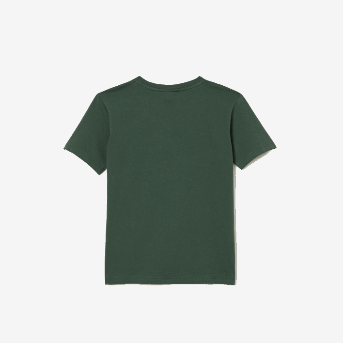 Lacoste Crew Neck Cotton Jersey T-Shirt 646T3149 Green 5HX Kids