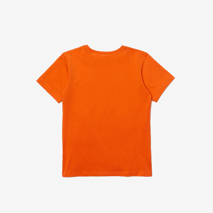 Lacoste Crew Neck Cotton Jersey T-Shirt 646T3177 Orange Z4D Kids