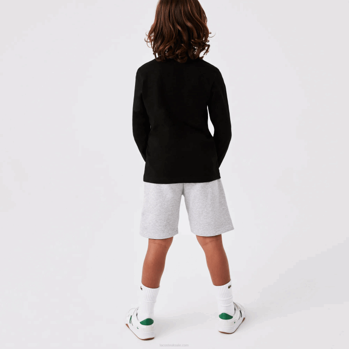 Lacoste Crew Neck Jersey T-Shirt 646T3141 Black 031 Kids