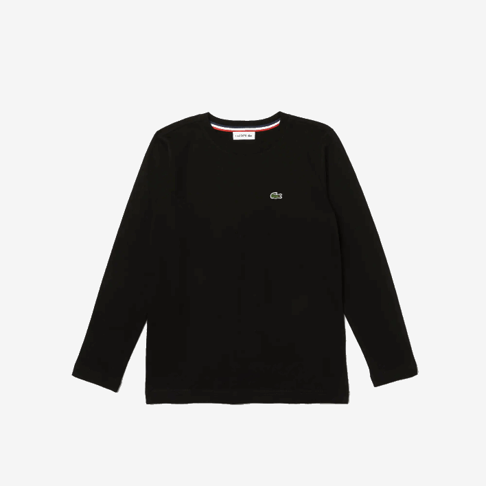 Lacoste Crew Neck Jersey T-Shirt 646T3141 Black 031 Kids