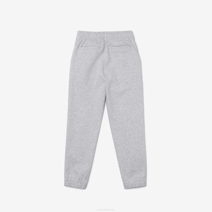 Lacoste Elasticized Waist Stretch Cotton Chinos 646T3275 Grey Chine CCA Boys