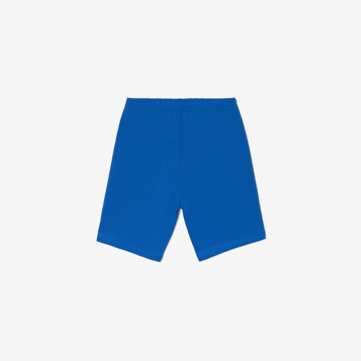 Lacoste Organic Cotton Contrast Branding Shorts 646T3087 Blue KXB Boys