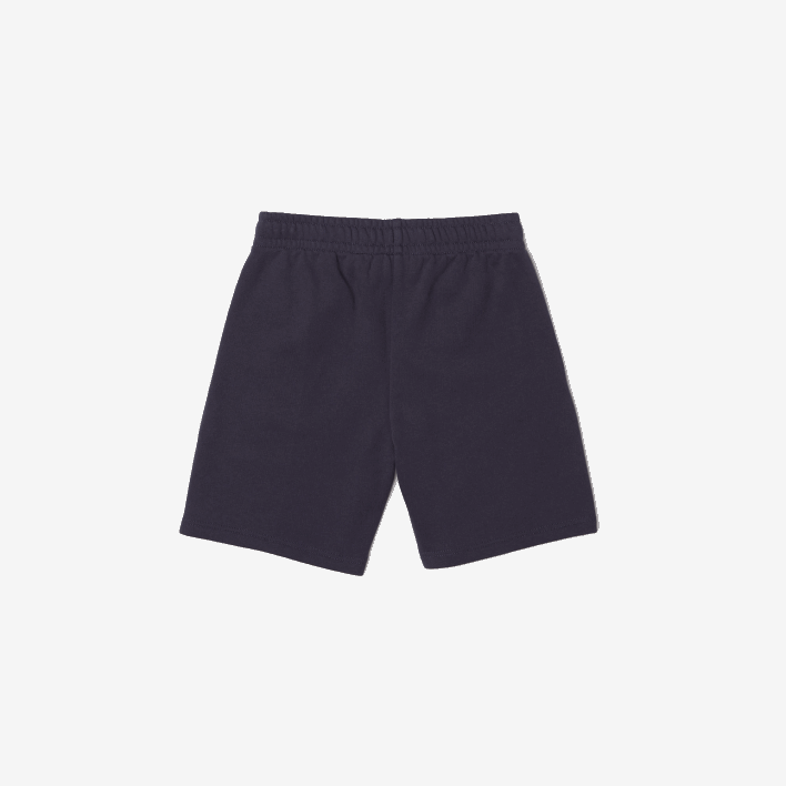 Lacoste Organic Cotton Contrast Branding Shorts 646T3088 Blue KXE Boys