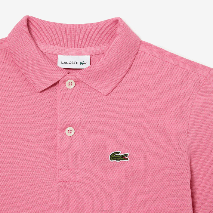 Lacoste Regular Fit Petit Pique Polo 646T3024 Pink 2R3 Kids