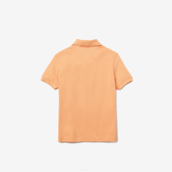 Lacoste Regular Fit Petit Pique Polo 646T3123 Light Orange HEB Kids