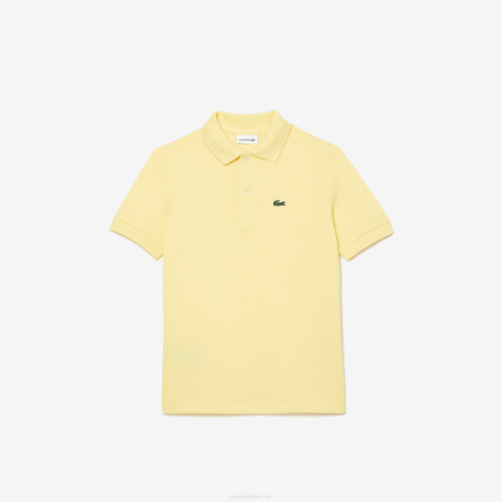 Lacoste Regular Fit Petit Pique Polo 646T3131 Yellow 107 Kids