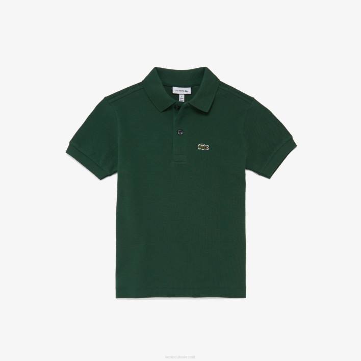Lacoste Regular Fit Petit Pique Polo 646T3133 Green 132 Kids