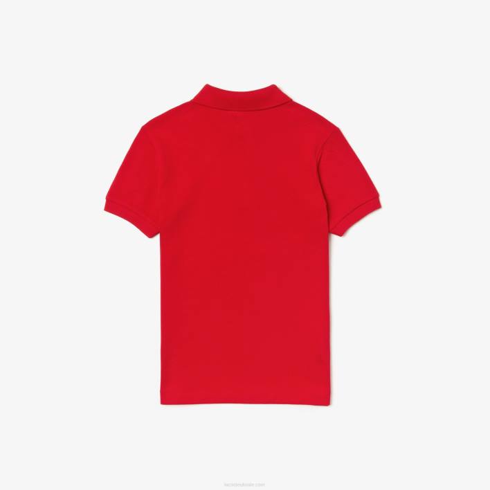 Lacoste Regular Fit Petit Pique Polo 646T3135 Red 240 Kids