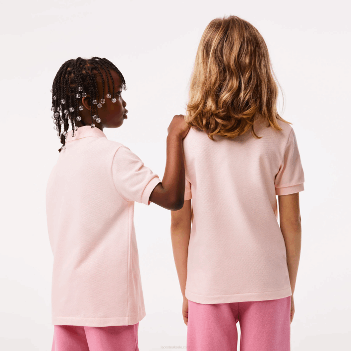 Lacoste Regular Fit Petit Pique Polo 646T3137 Light Pink T03 Kids