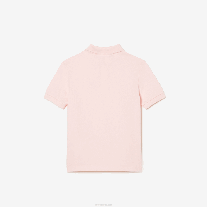 Lacoste Regular Fit Petit Pique Polo 646T3137 Light Pink T03 Kids