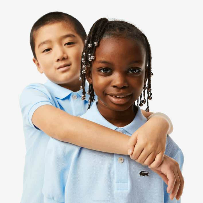 Lacoste Regular Fit Petit Pique Polo 646T3139 Light Blue T01 Kids