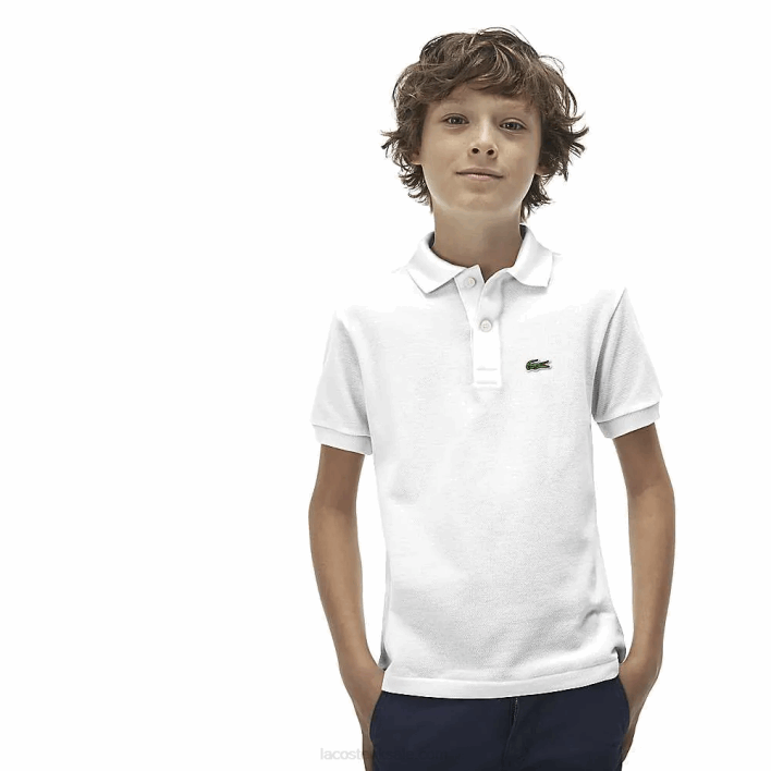 Lacoste Regular Fit Petit Pique Polo 646T3139 Light Blue T01 Kids