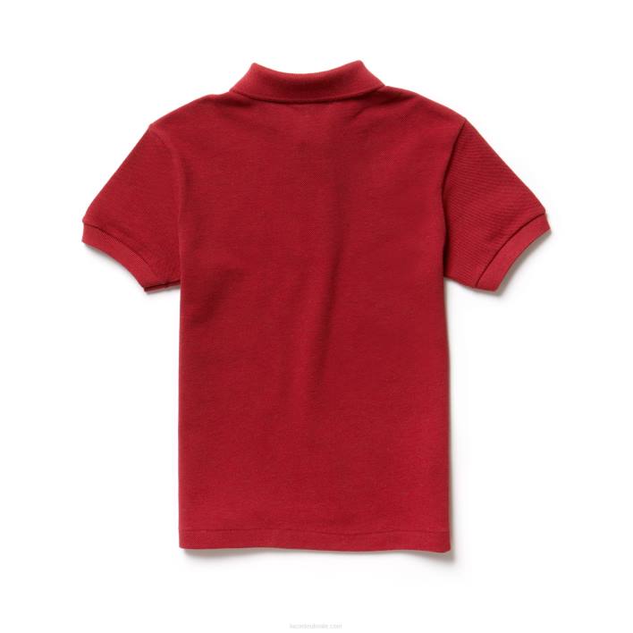 Lacoste Regular Fit Petit Pique Polo 646T3172 Red EU7 Kids
