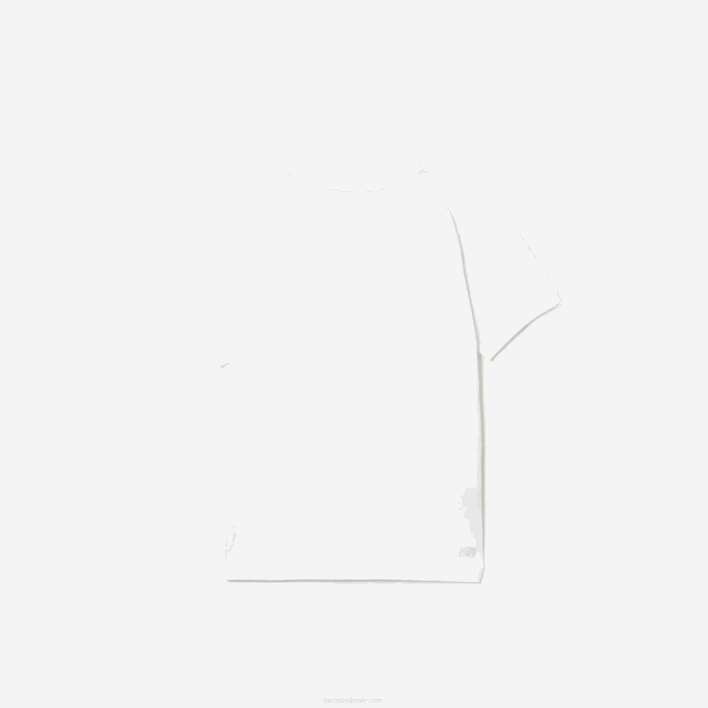 Lacoste SPORT Breathable Cotton Blend T-Shirt 646T3027 White 001 Boys