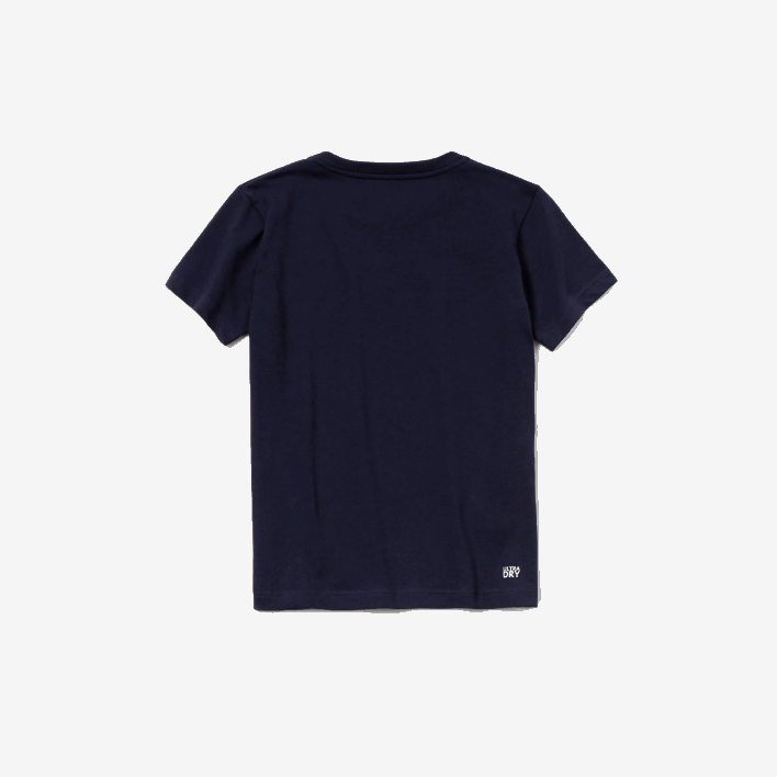 Lacoste SPORT Breathable Cotton Blend T-Shirt 646T3138 Navy Blue 166 Boys