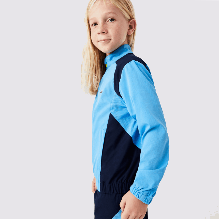 Lacoste SPORT Color-Block Tennis Tracksuit 646T3186 Navy Blue Y25 Kids