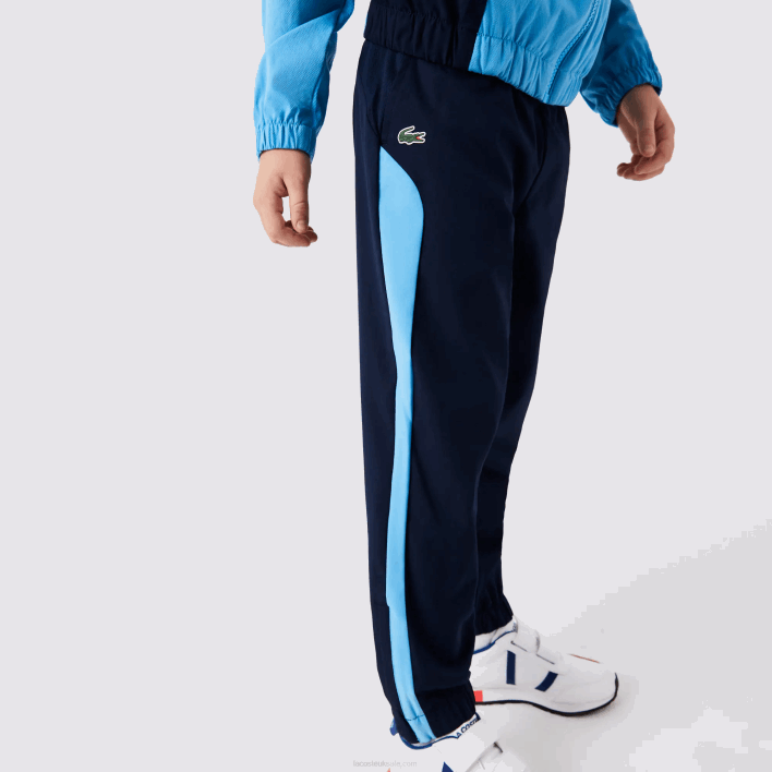 Lacoste SPORT Color-Block Tennis Tracksuit 646T3186 Navy Blue Y25 Kids
