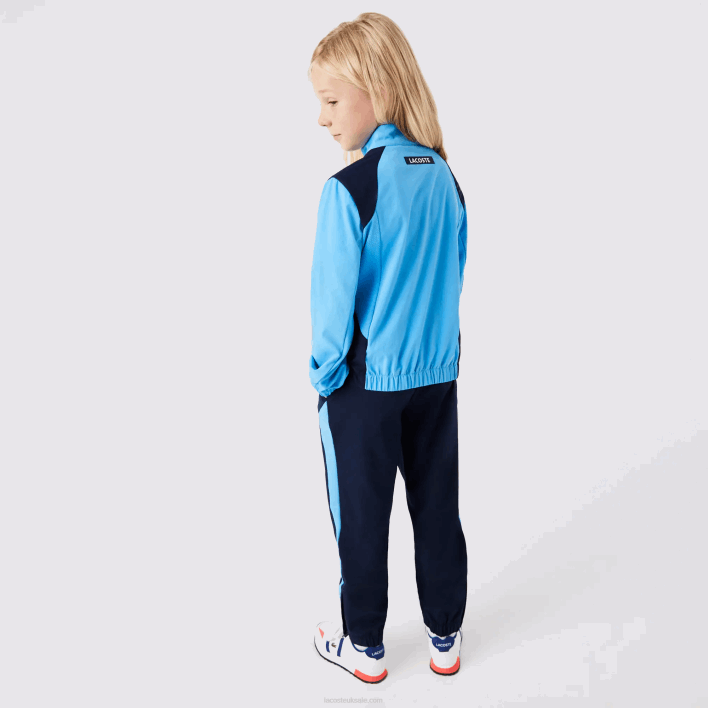 Lacoste SPORT Color-Block Tennis Tracksuit 646T3186 Navy Blue Y25 Kids