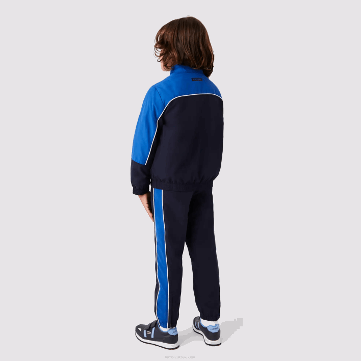 Lacoste SPORT Color-Block Tracksuit 646T3209 Navy Blue 976 Boys