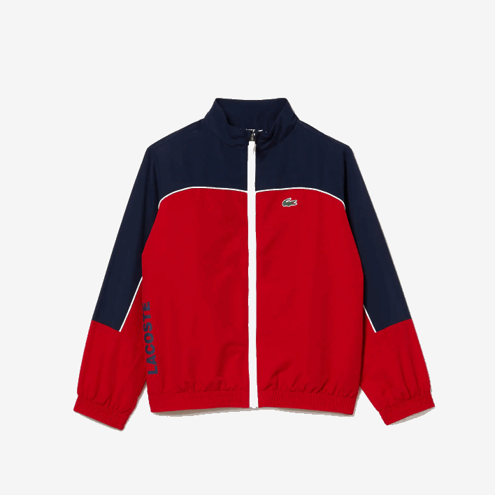 Lacoste SPORT Color-Block Tracksuit 646T3210 Red Navy Blue 528 Boys