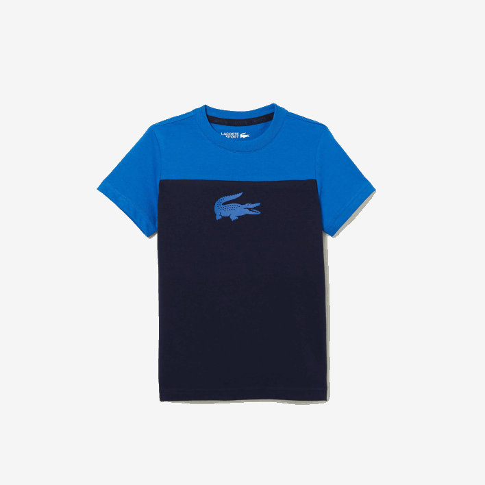 Lacoste SPORT Jersey T-Shirt 646T3147 Navy Blue 976 Boys