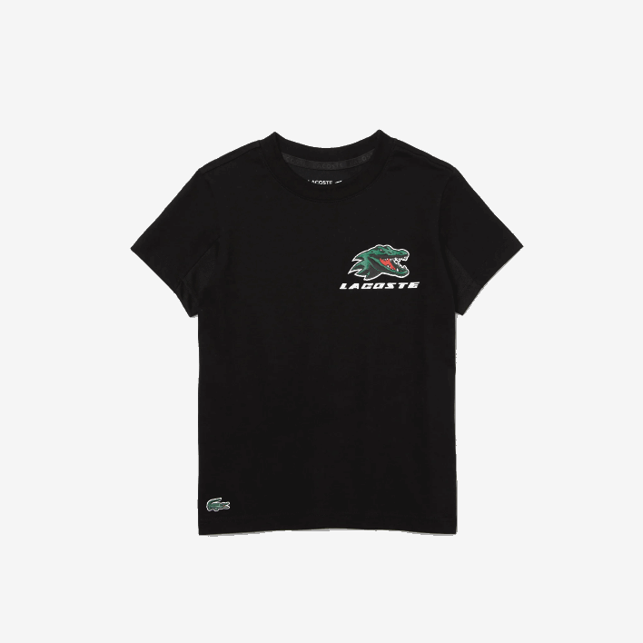 Lacoste SPORT Jersey Tennis T-Shirt 646T3170 Black 031 Boys