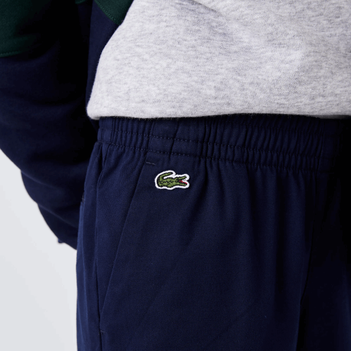 Lacoste Stretch Cotton Gabardine Chinos 646T3269 Navy Blue 166 Boys