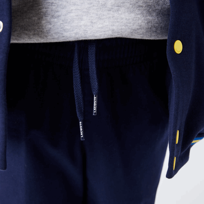 Lacoste Stretch Cotton Gabardine Chinos 646T3269 Navy Blue 166 Boys