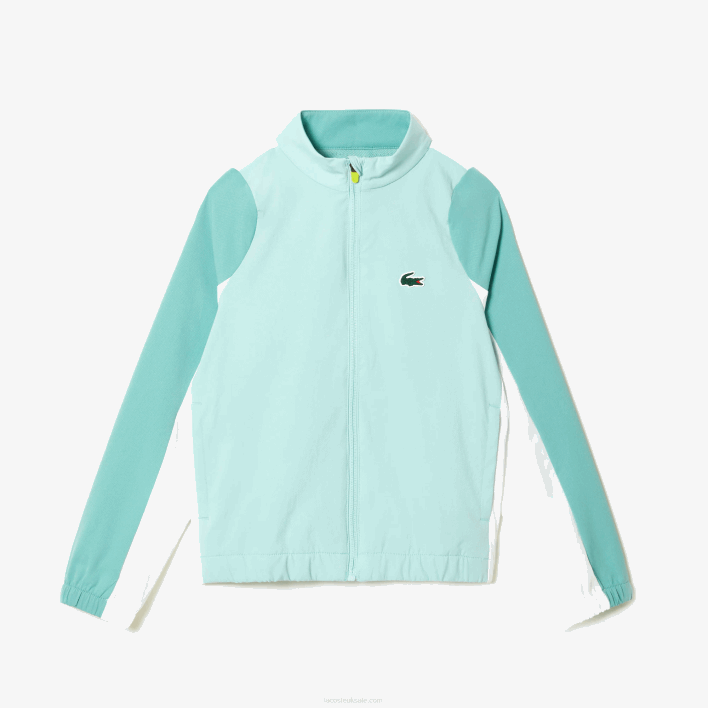 Lacoste Tennis Colorblock Jogger Set 646T3046 Light Green White Yellow XIA Boys