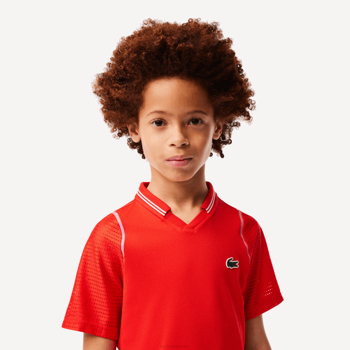 Lacoste Tennis x Daniil Medvedev Ultra-Dry Polo 646T3012 Red S5H Boys