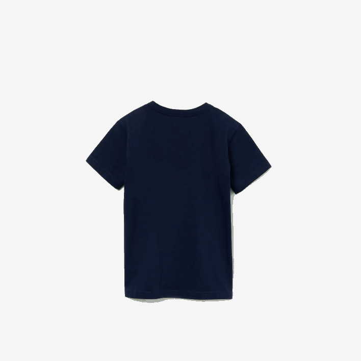 Lacoste V-Neck Cotton T-Shirt 646T3128 Navy Blue 166 Kids