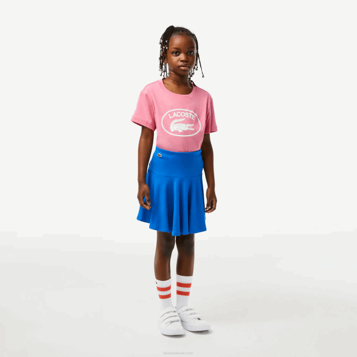 Lacoste Stretch Mini Skirt 646T3097 Blue KXB Girls